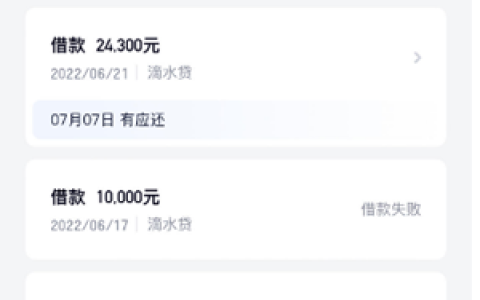 滴滴有个贷款平台叫什么,征信花负债高滴水贷能通过吗