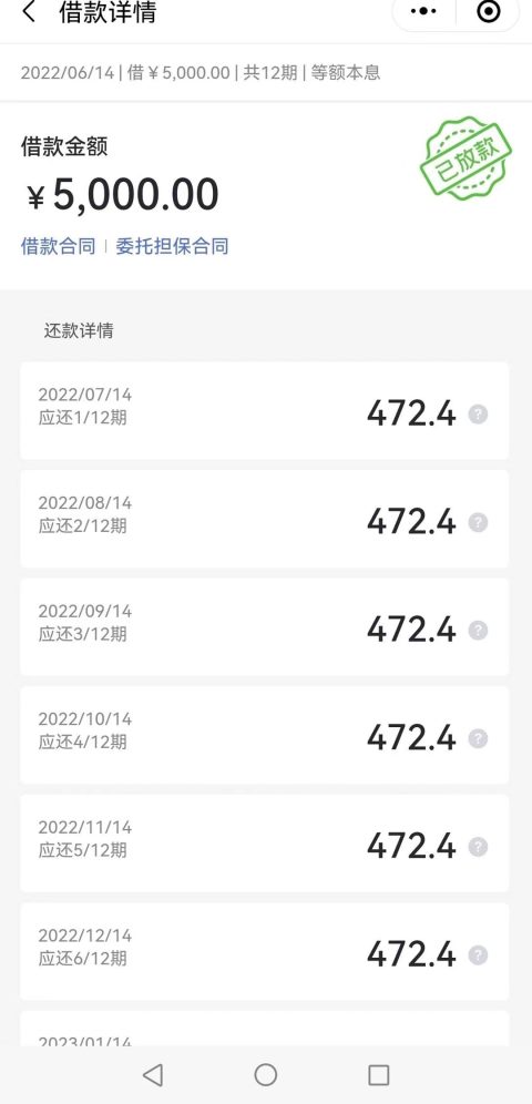 可以分12期还款的网贷，年龄18-60岁，人均五六千-1