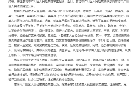 唐山打人案受害人已出院