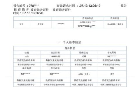 个人征信查询中心：了解自己的信用状况