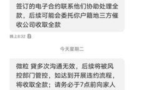 微粒贷逾期催收流程，逾期需知