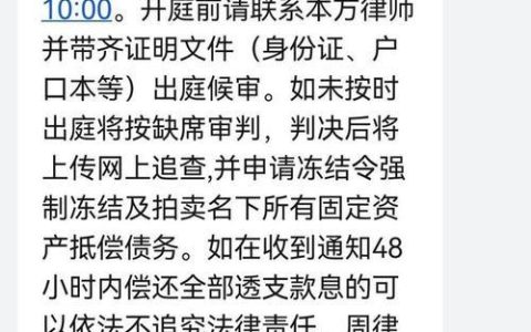 网贷被起诉立案流程：如何应对